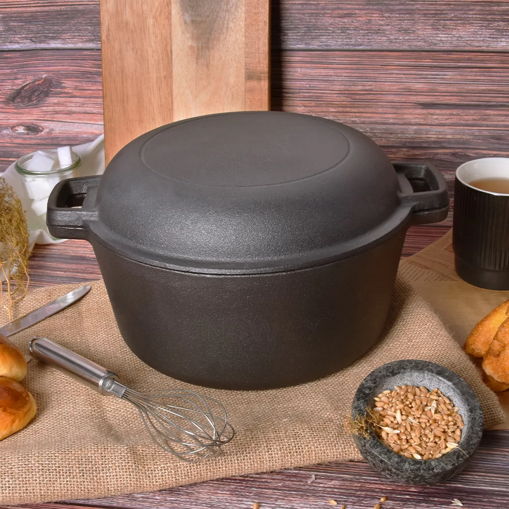 Żeliwna miska chlebowa