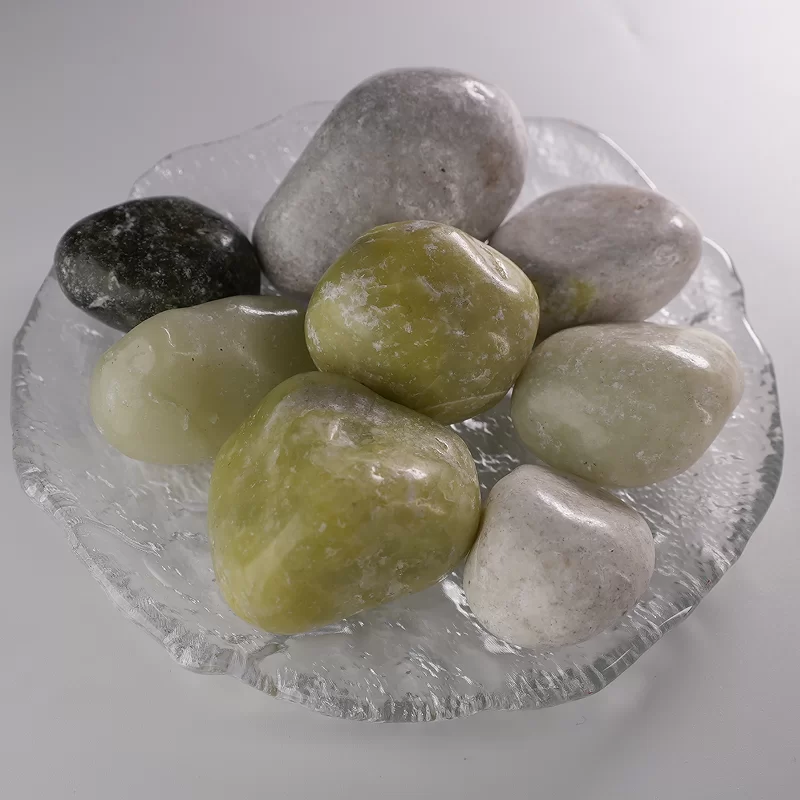 Naturalne kolorowe / białe / czarne / żółte kamienie brukowe do kształtowania krajobrazu w parku